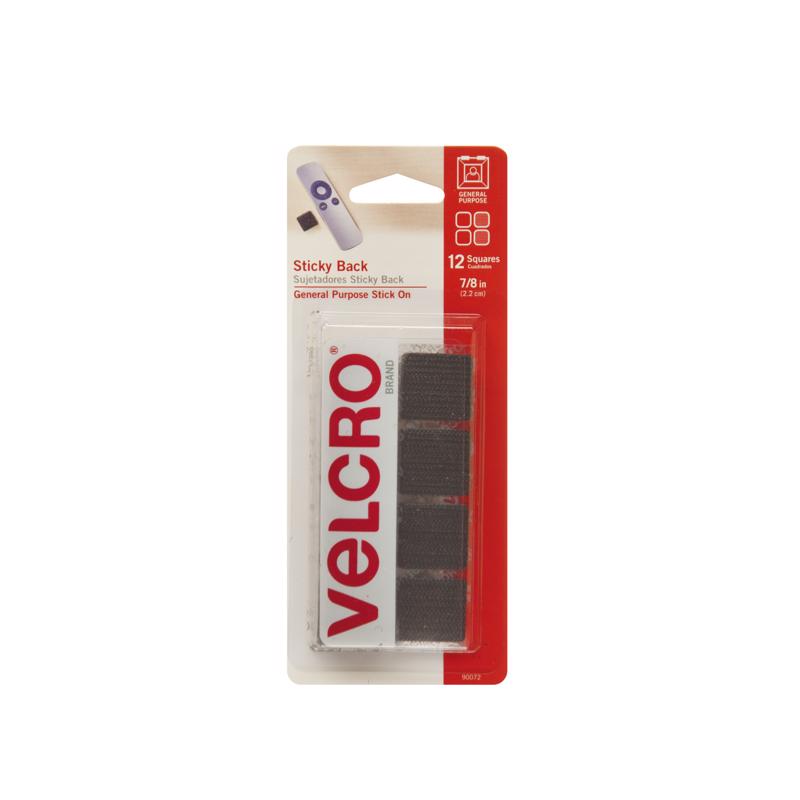 VELCRO BRAND - VELCRO Brand Small Nylon Hook and Loop Fastener 7/8 in. L 12 pk - Case of 6 [90072]