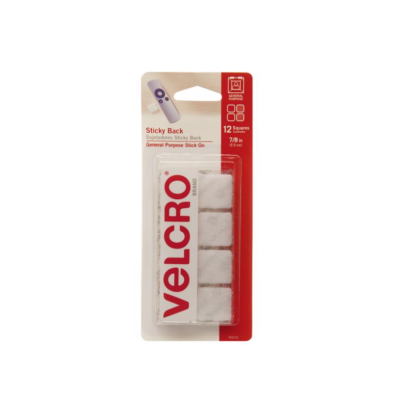 VELCRO BRAND - VELCRO Brand Small Nylon Hook and Loop Fastener 7/8 in. L 12 pk - Case of 6 [90073]