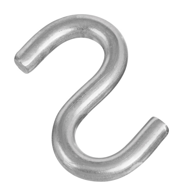 NATIONAL HARDWARE - National Hardware Silver Stainless Steel 2 in. L Open S-Hook 135 lb 1 pk