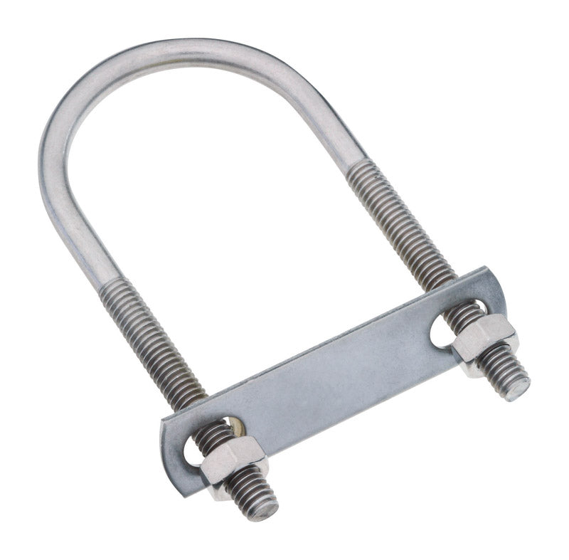 NATIONAL HARDWARE - National Hardware 5/16 in. X 2 in. W X 4-1/2 in. L Coarse Zinc-Plated Stainless Steel U-Bolt