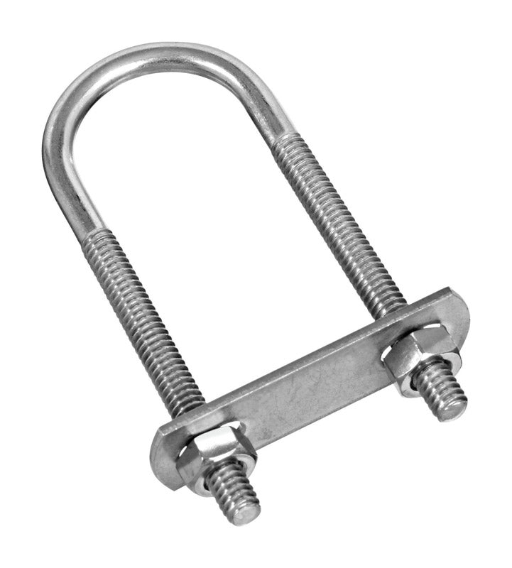 NATIONAL HARDWARE - National Hardware 1/4 in. X 1-1/8 in. W X 3-1/2 in. L Coarse Zinc-Plated Stainless Steel U-Bolt