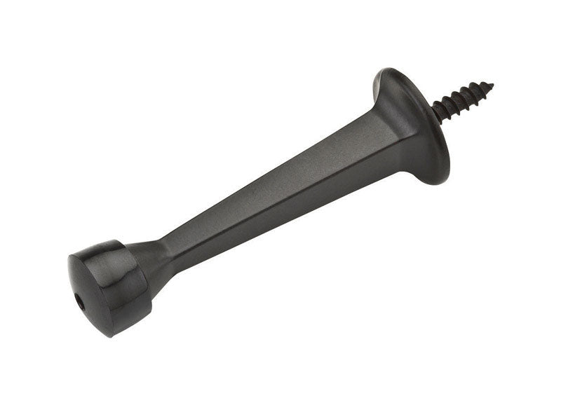 NATIONAL HARDWARE - National Hardware Zinc Oil Rubbed Bronze Brown Rigid Door Stop Mounts to door - Case of 5