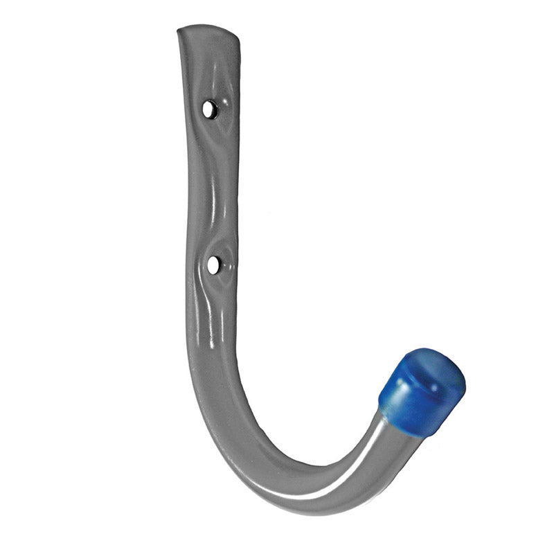 CRAWFORD - Crawford 4 in. L Powder Coated Gray Steel Handy Hanger Holder 2 pk