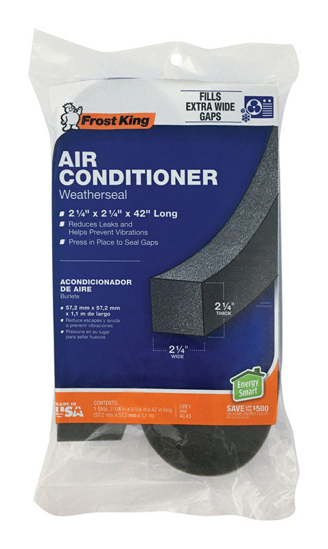 FROST KING - Frost King Gray Poly Foam Weather Seal For Air Conditioners 42 in. L X 2.25 in.