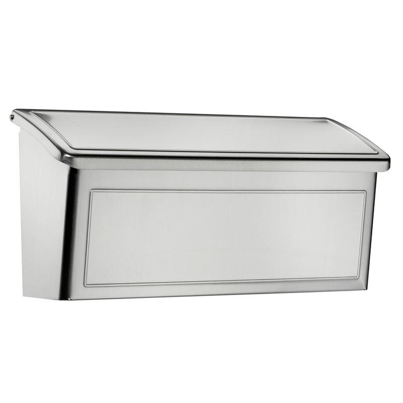 ARCHITECTURAL MAILBOXES - Architectural Mailboxes Venice Classic Stainless Steel Wall Mount Silver Mailbox