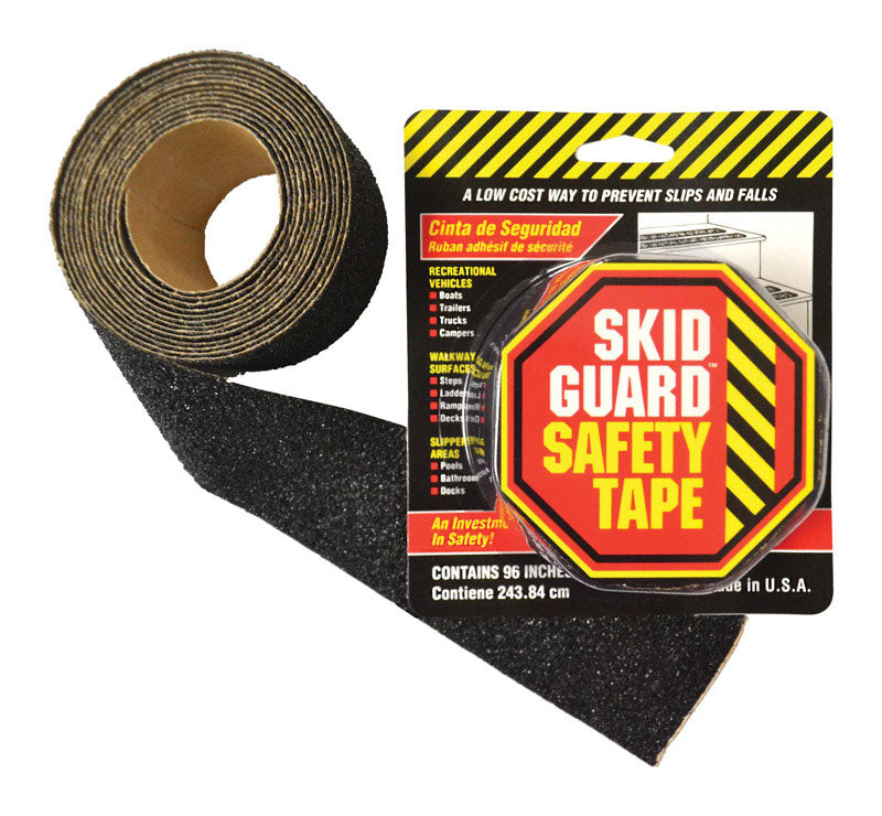 SKID GUARD - Skid Guard Black Anti-Slip Tape 2 in. W X 8 ft. L 1 pk