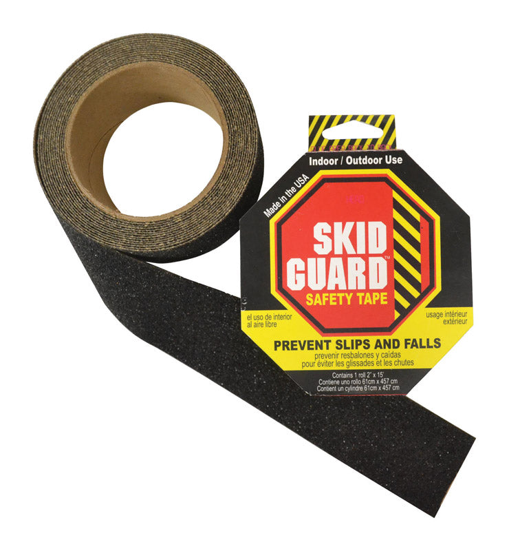 SKID GUARD - Skid Guard Black Anti-Slip Tape 2 in. W X 15 ft. L 1 pk