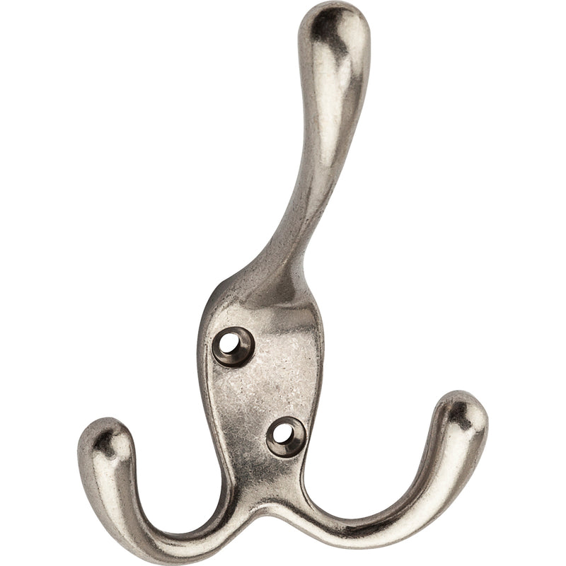 NATIONAL HARDWARE - National Hardware Satin Nickel Zinc Triple Hook 1 pk - Case of 5