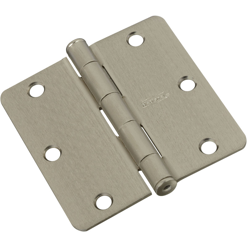 NATIONAL HARDWARE - National Hardware 3-1/2 in. L Satin Nickel Door Hinge 3 pk - Case of 5 [N830-327]