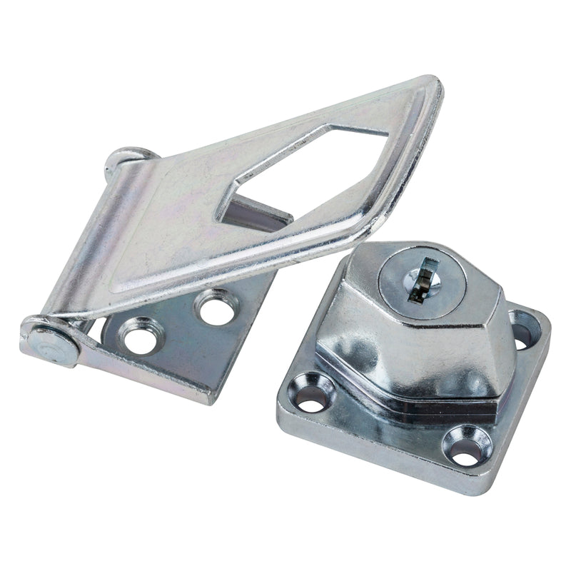 NATIONAL HARDWARE - National Hardware Zinc-Plated Steel 3.5 in. L Keyed Hasp Lock 1 pk - Case of 5
