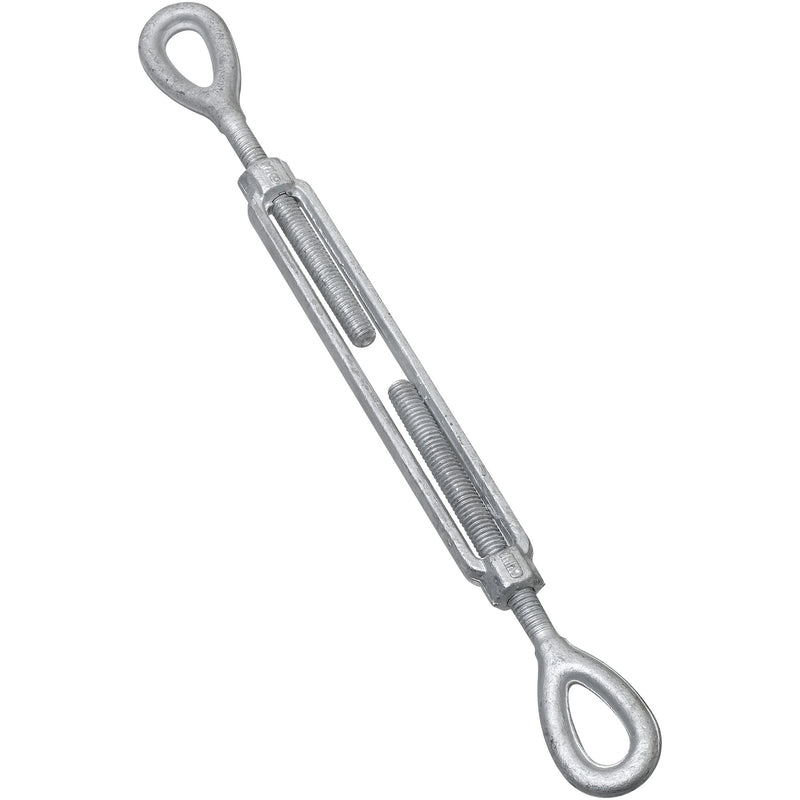 NATIONAL HARDWARE - National Hardware 3/8 in. D X 6 in. L Galvanized Steel Eye and Eye Turnbuckle 1 pk