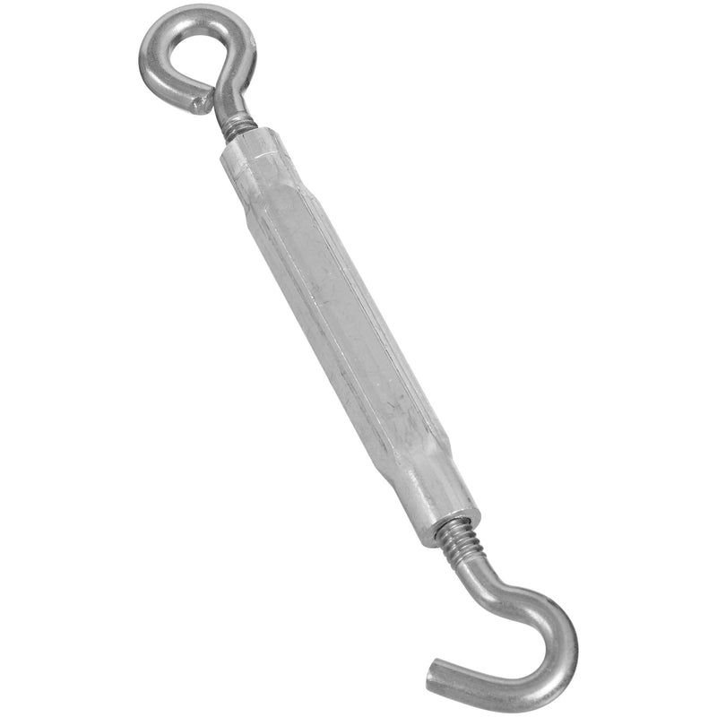 NATIONAL HARDWARE - National Hardware Silver Stainless Steel 7-1/2 in. L Hook/Eye Turnbuckle 1 pk - Case of 5