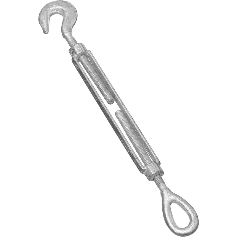 NATIONAL HARDWARE - National Hardware Galvanized Silver Forged Steel 6 in. L Hook/Eye Turnbuckle 700 lb 1 pk