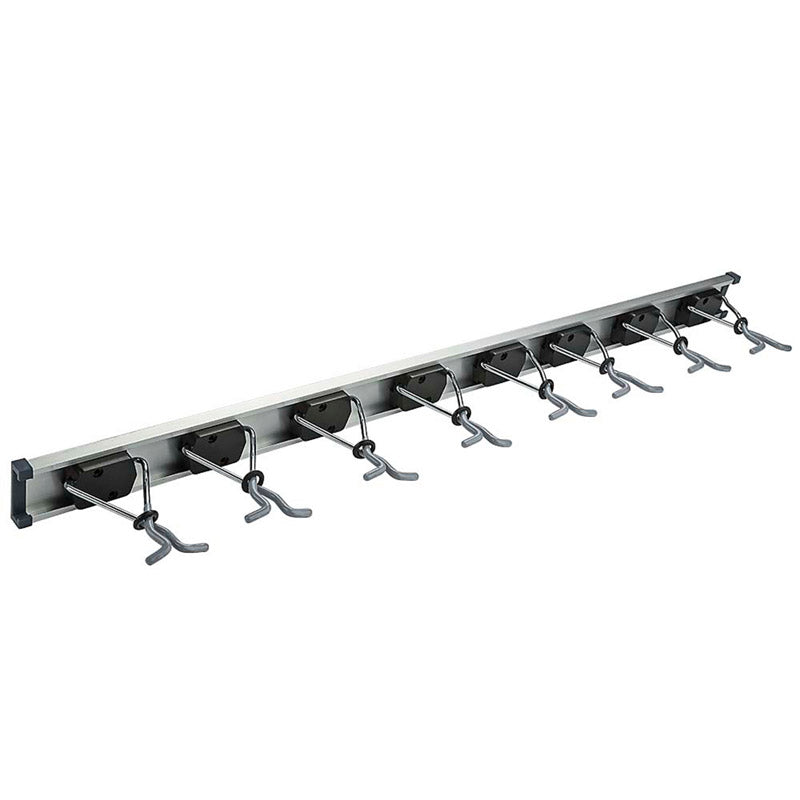 NATIONAL HARDWARE - National Hardware 36 in. L Vinyl Coated Gray Plastic Sliding Grip Clamp Organizer 20 lb. cap. 1 pk - Case of 6