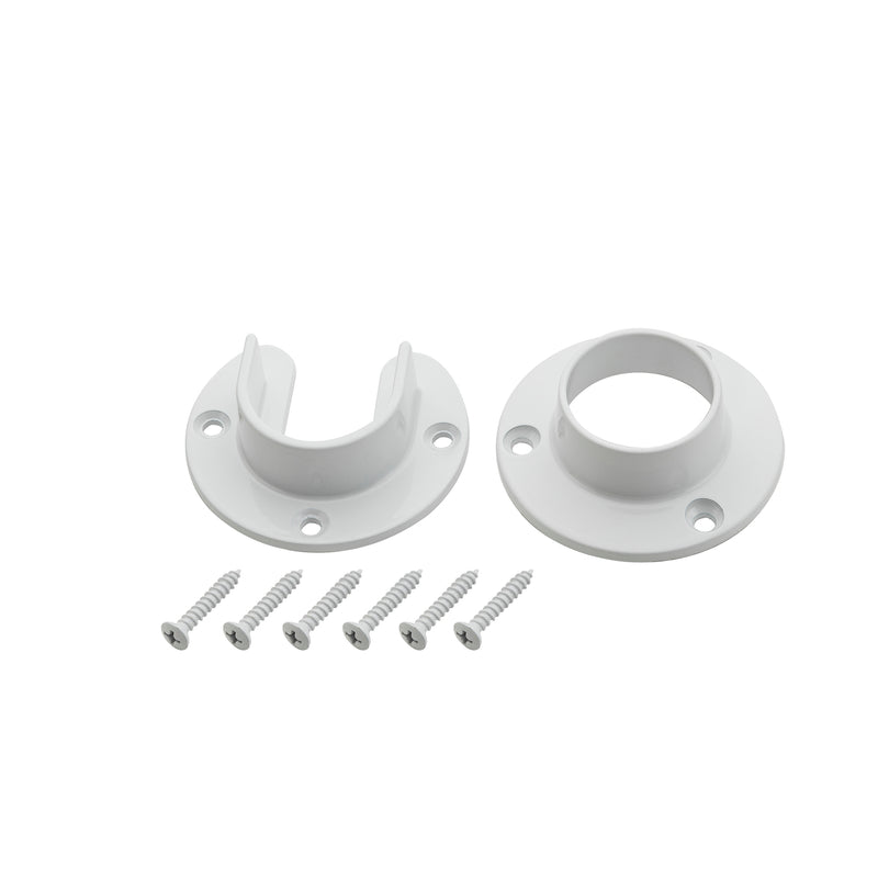 NATIONAL HARDWARE - National Hardware 1.31 in. D Steel Closet Flange Set - Case of 6