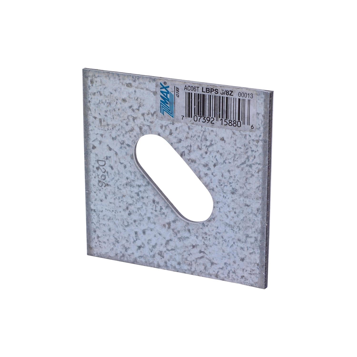 Simpson Strong-Tie 3 in. H X 3 in. W X 3 in. L Galvanized Steel Bearing Plate - Case of 50