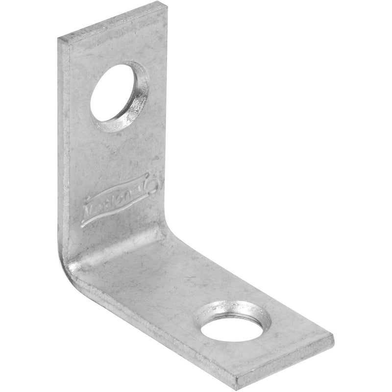 NATIONAL HARDWARE - National Hardware 1 in. H X 0.5 in. W X 0.07 in. D Zinc-Plated Steel Inside Corner Brace - Case of 40