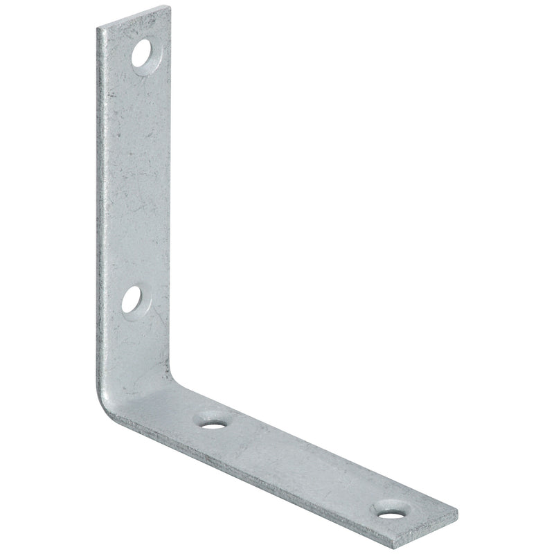 NATIONAL HARDWARE - National Hardware 4 in. H X 0.88 in. W X 0.12 in. D Galvanized Steel Inside Corner Brace - Case of 10