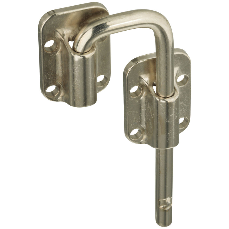 NATIONAL HARDWARE - National Hardware Nickel Silver Steel Sliding Door Latch 1 pk - Case of 5