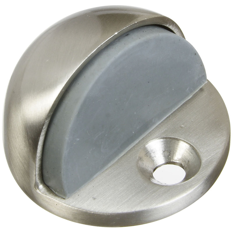 NATIONAL HARDWARE - National Hardware Solid Brass Satin Nickel Silver Door Stop Mounts to floor 1.75 in. - Case of 5