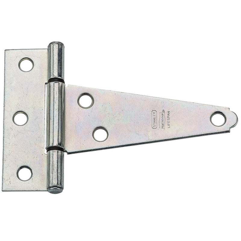 NATIONAL HARDWARE - National Hardware 4 in. L Zinc-Plated Extra Heavy Duty T-Hinge 1 pk - Case of 5 [N129-031]