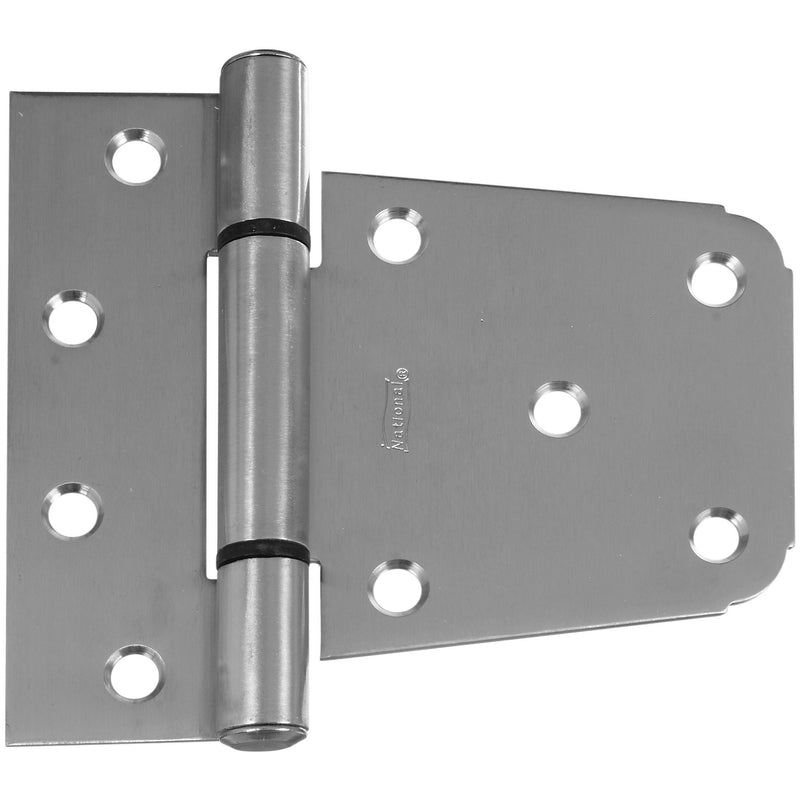NATIONAL HARDWARE - National Hardware 3.5 in. L Silver Stainless Steel Extra Heavy Gate Hinge 1 pk - Case of 2