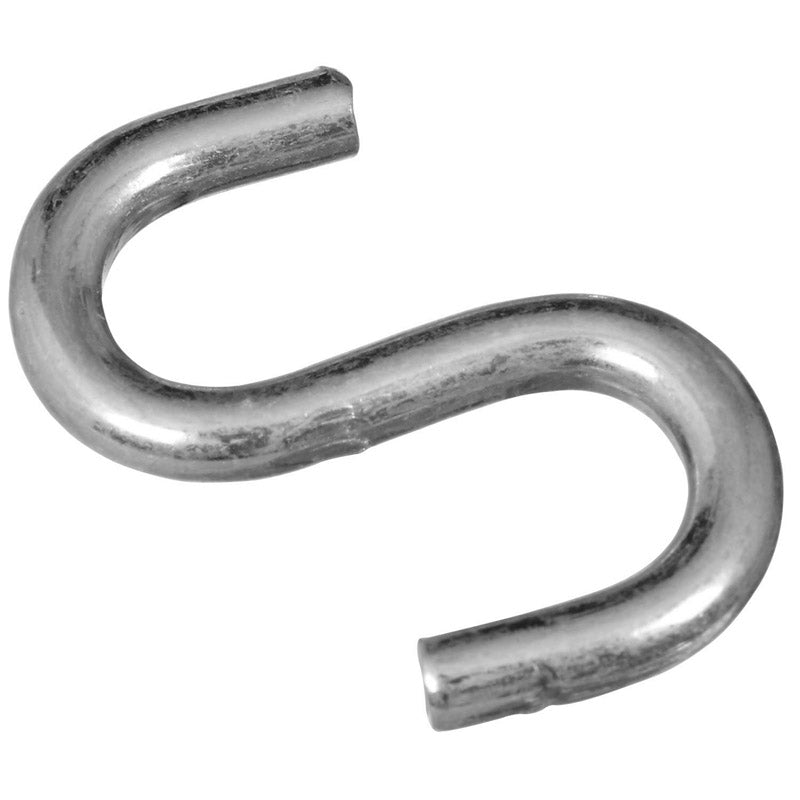 NATIONAL HARDWARE - National Hardware Zinc-Plated Silver Steel 1-1/2 in. L S-Hook 40 lb 1 pk - Case of 50