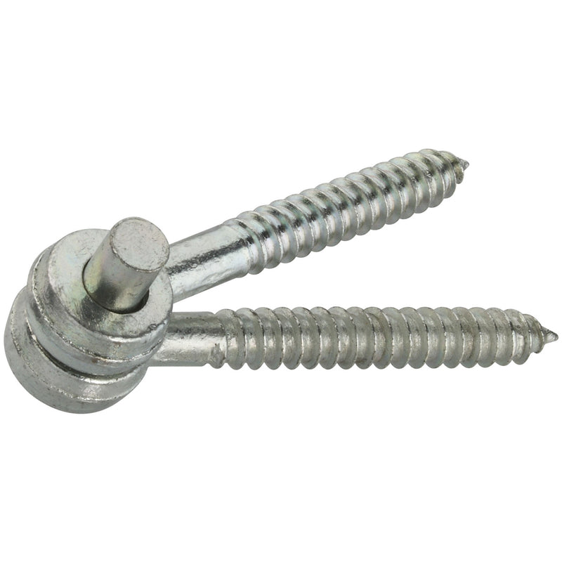 NATIONAL HARDWARE - National Hardware 5 in. L Zinc-Plated Silver Steel Eye Hinge 2 pk