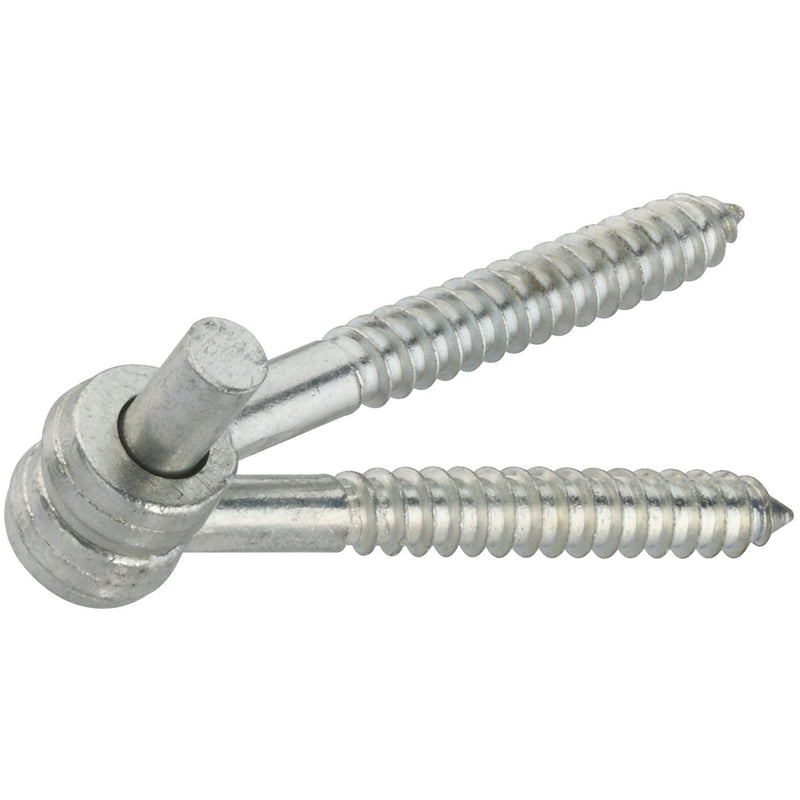 NATIONAL HARDWARE - National Hardware 4 in. L Zinc-Plated Silver Steel Eye Hinge 2 pk