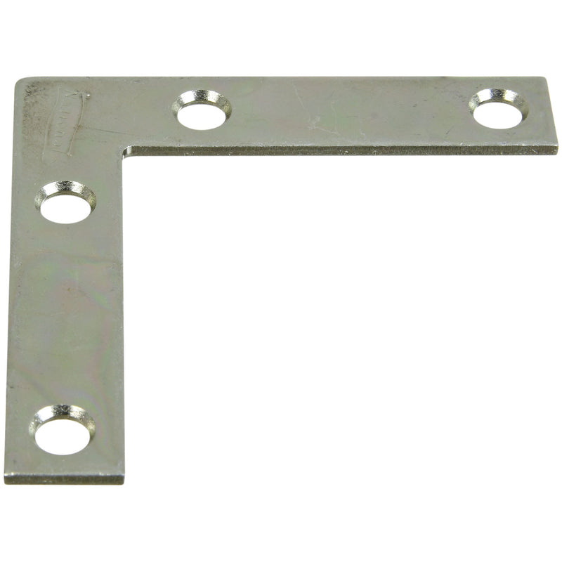 NATIONAL HARDWARE - National Hardware 2.50 in. H X 1/2 in. W X 0.07 in. D Steel Flat Corner Brace - Case of 40