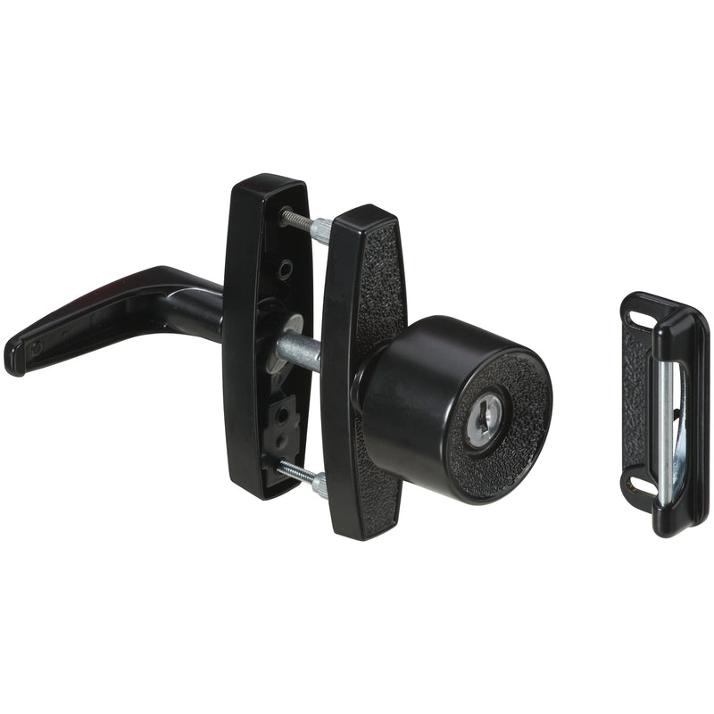 NATIONAL HARDWARE - National Hardware Black Black Zinc Keyed Universal Knob Latch 1 pk - Case of 3