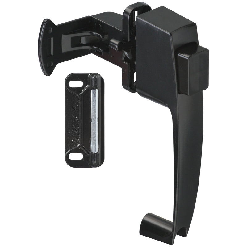 NATIONAL HARDWARE - National Hardware Satin Black Zinc Push Button Latch 1 pk - Case of 3