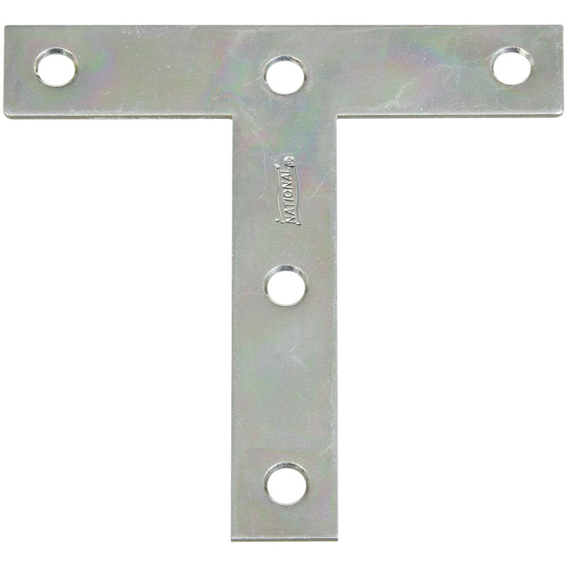 NATIONAL HARDWARE - National Hardware 4 in. H X 3/4 in. W X 4 in. L Zinc-Plated Steel T Plates - Case of 20