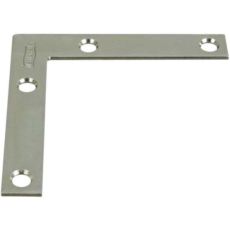NATIONAL HARDWARE - National Hardware 3 in. H X 1/2 in. W X 0.07 in. D Steel Flat Corner Brace - Case of 40