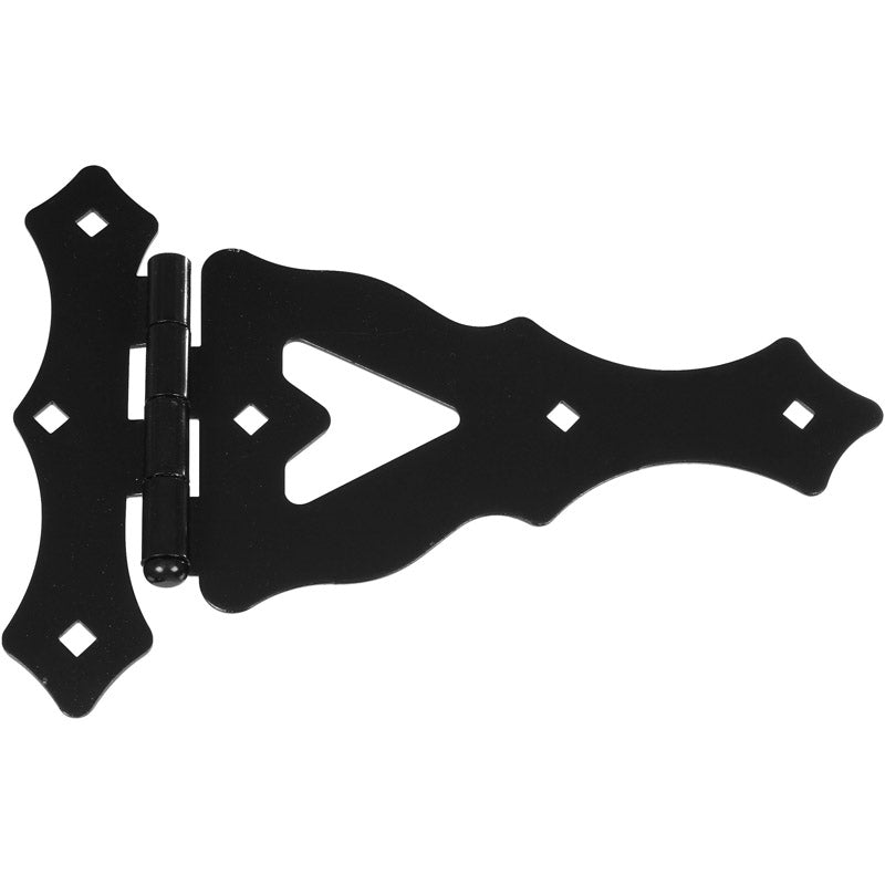 NATIONAL HARDWARE - National Hardware 10 in. L Black Steel Ornamental T Hinge 1 pk - Case of 6