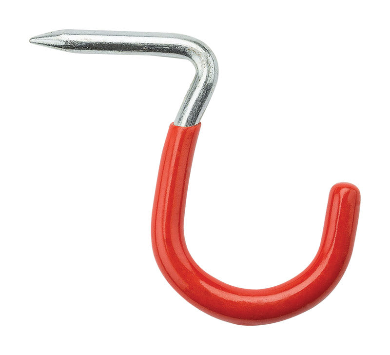 NATIONAL HARDWARE - National Hardware 2-5/8 in. L Vinyl Coated Red Steel Storage Hook 20 lb. cap. 3 pk - Case of 6