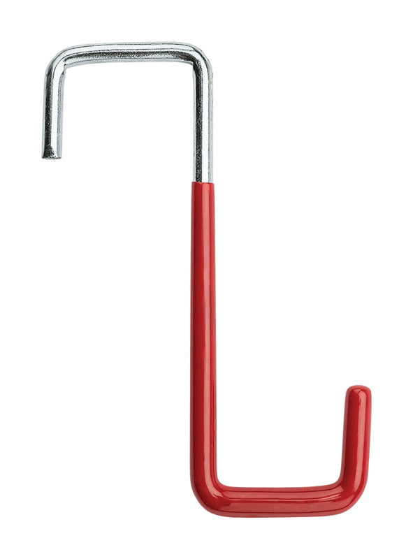 NATIONAL HARDWARE - National Hardware 4 in. L Vinyl Coated Red Steel Storage Rafter Hook 40 lb. cap. 2 pk - Case of 6