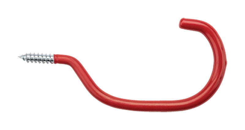 NATIONAL HARDWARE - National Hardware 5.88 in. L Vinyl Coated Red Steel Bicycle Hook 40 lb. cap. 1 pk - Case of 6 [N188-007]