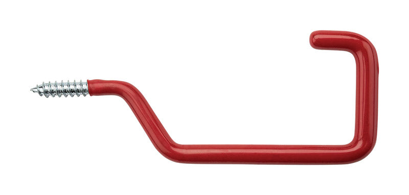 NATIONAL HARDWARE - National Hardware 6 in. L Vinyl Coated Red Steel Storage Rafter Hook 40 lb. cap. 2 pk - Case of 6