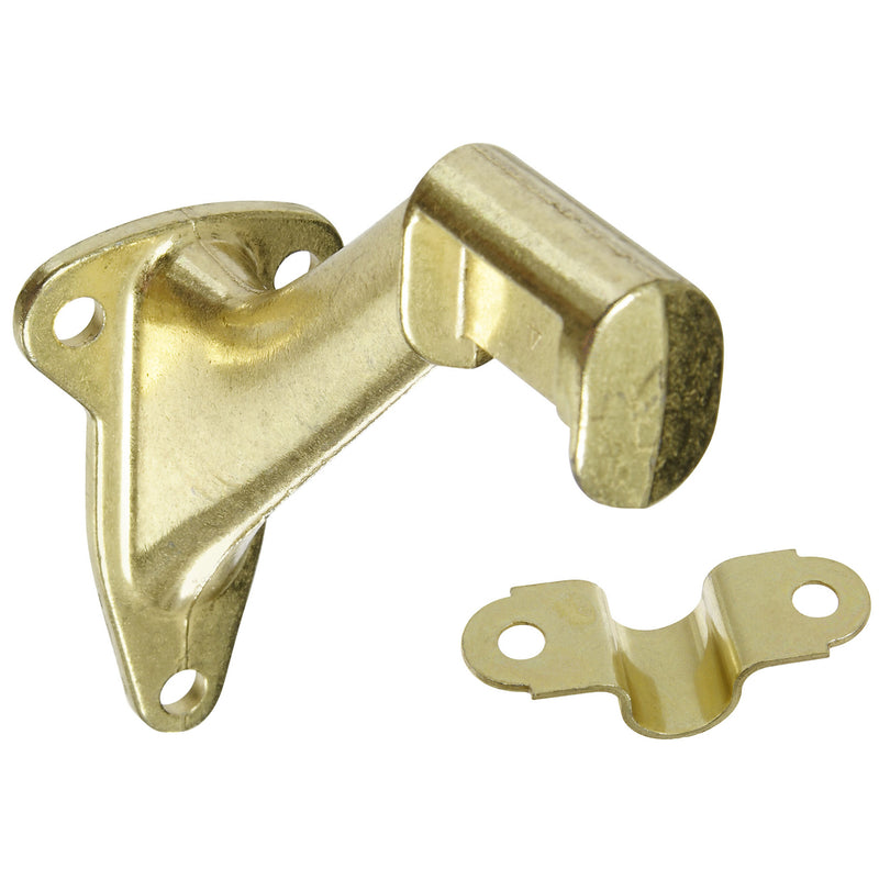 NATIONAL HARDWARE - National Hardware Gold Zinc Die Cast w/Steel Strap Handrail Bracket 3.31 in. L 250 lb - Case of 10 [N243-642]