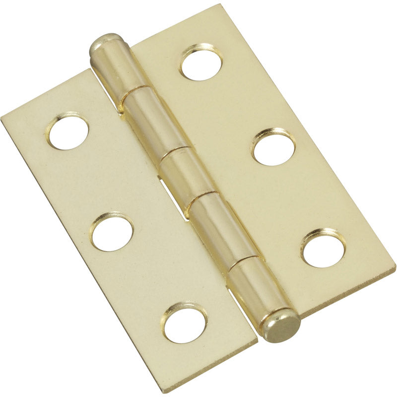 NATIONAL HARDWARE - National Hardware 2-1/2 in. L Brass Gold Steel Cabinet Hinge 2 pk - Case of 5