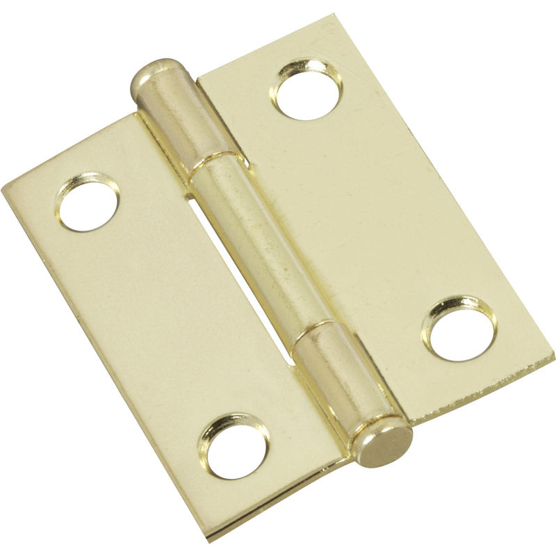 NATIONAL HARDWARE - National Hardware 1.56 in. W X 2 in. L Brass Steel Cabinet Hinge 2 pk - Case of 5