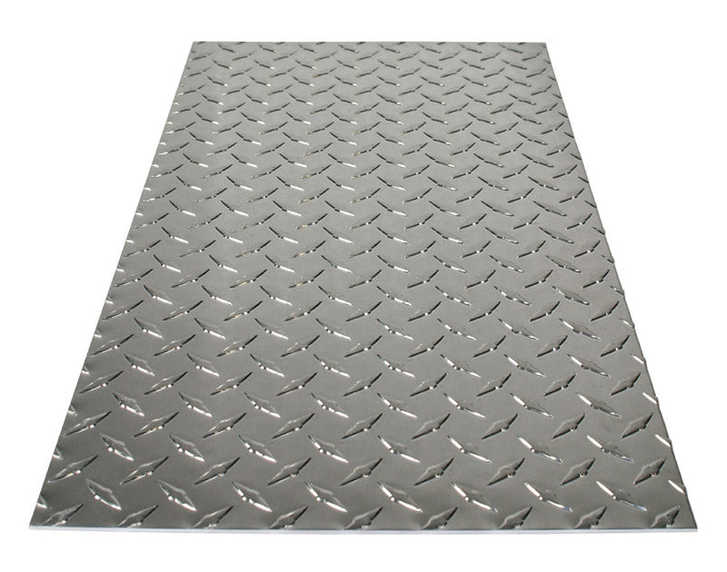 M-D BUILDING PRODUCTS - M-D 0.073 in. X 12 in. W X 24 in. L Bright Aluminum Diamond Tread Plate - Case of 3