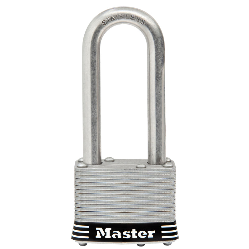 MASTER LOCK - Master Lock 4-3/8 in. H X 2 in. W Laminated Steel 4-Pin Tumbler Padlock Keyed Alike