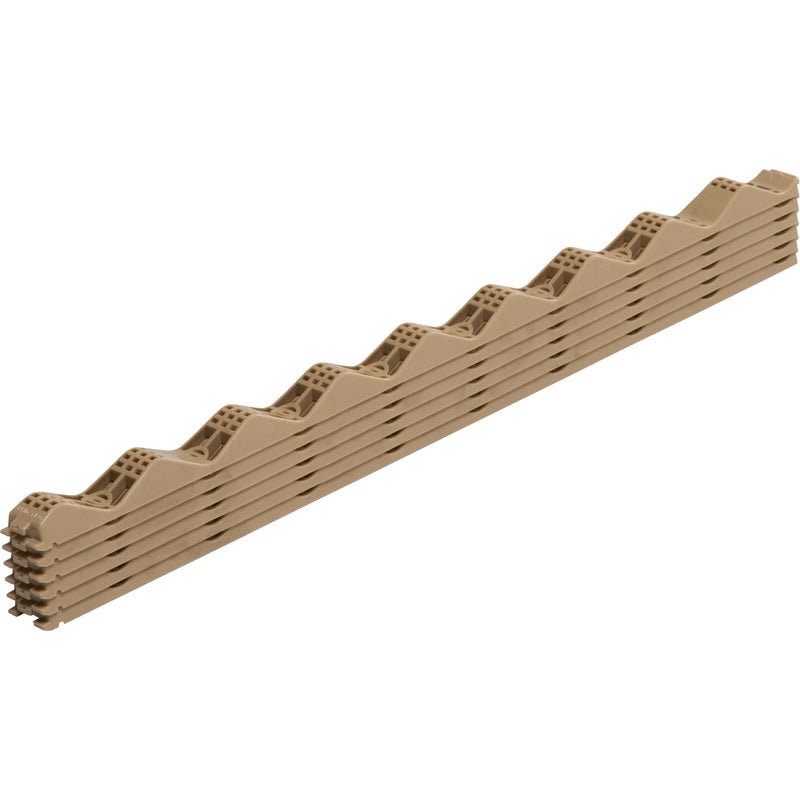 PALRUF - Palruf 1-1/4 in. W X 24 in. L Plastic Horizontal Closure Strips Beige