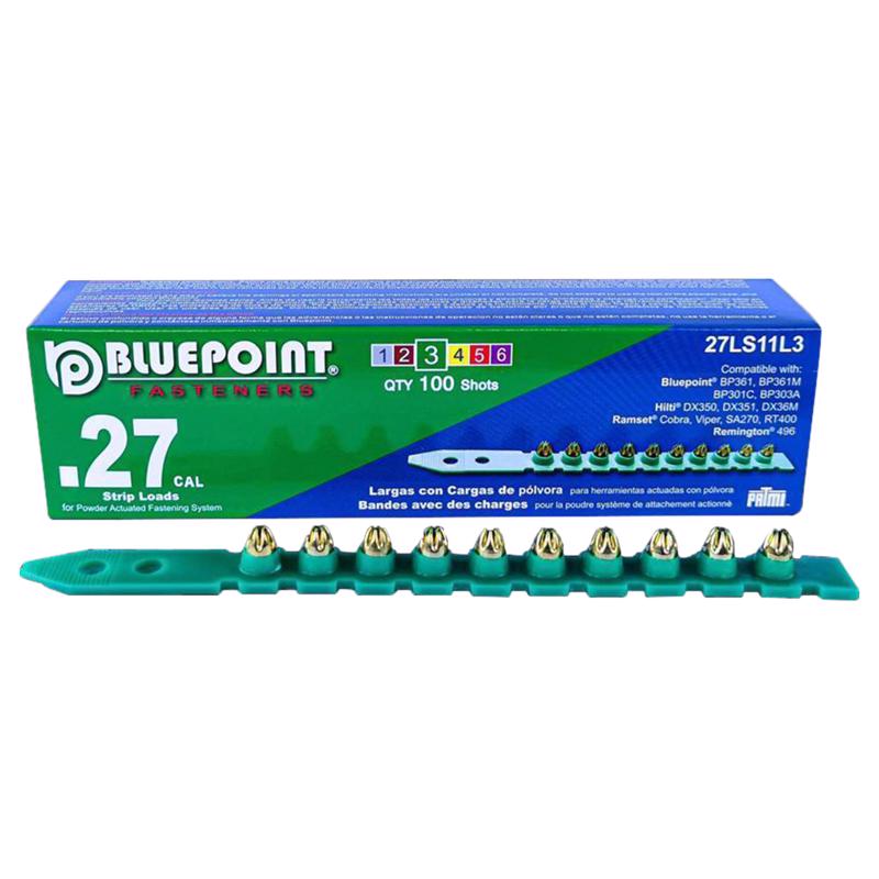 BLUE POINT - Blue Point 0.27 in. D X 7 in. L Plastic Strip Head Strip Loads 100 pk