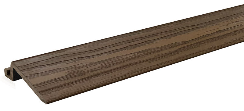 AURA - Aura 1 in. H X 3 in. W X 24 in. L Prefinished Walnut Polystyrene Floor Transition