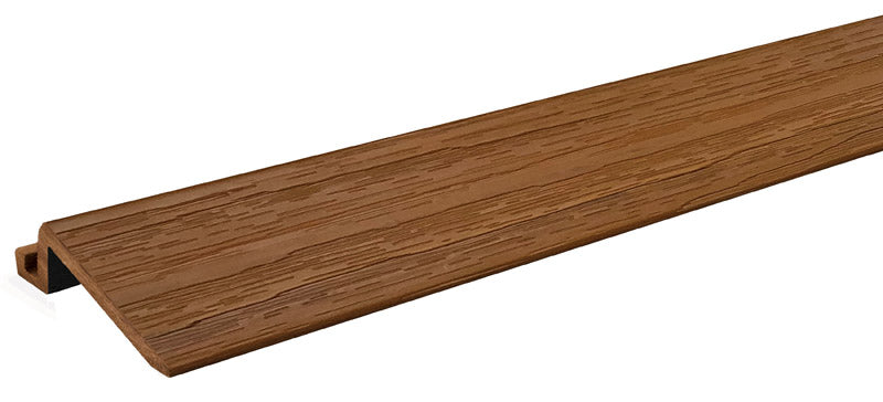 AURA - Aura 1 in. H X 3 in. W X 24 in. L Prefinished Honey Teak Polystyrene Floor Transition