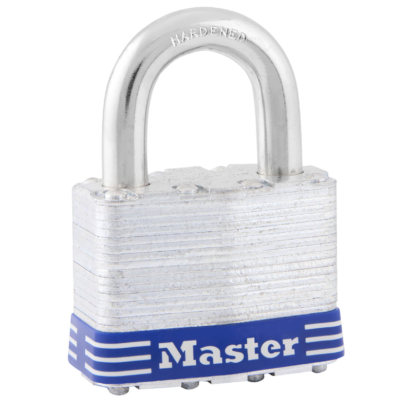 MASTERLOCK - Master Lock 1-1/2 in. H X 2 in. W Laminated Steel 4-Pin Cylinder Padlock