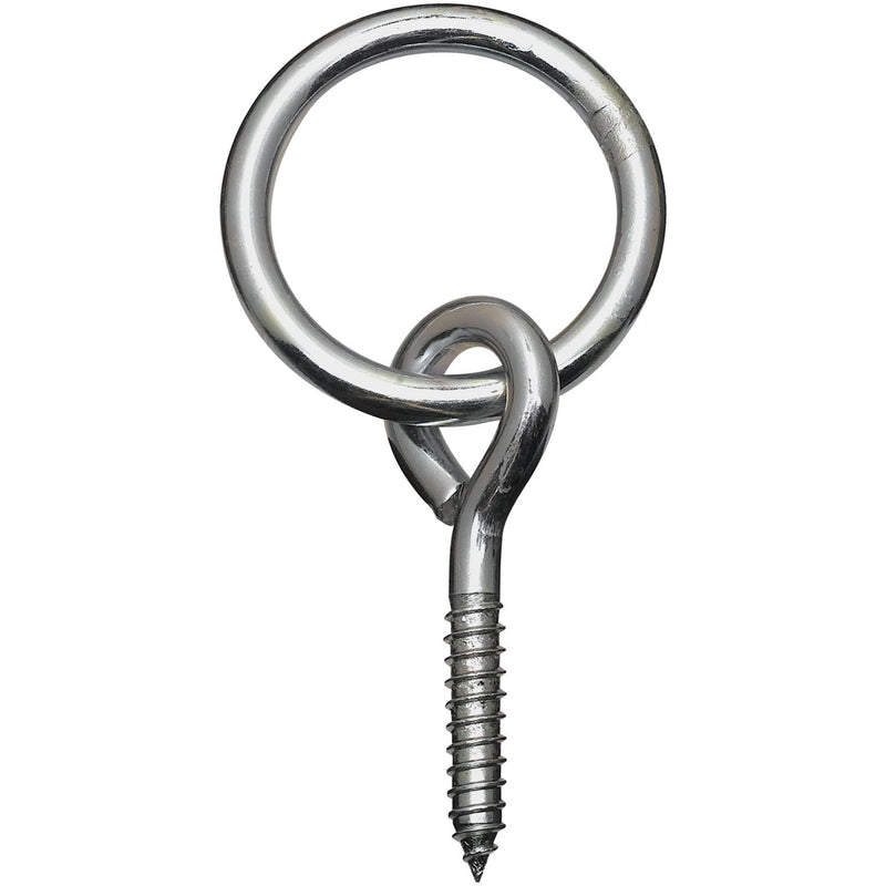 NATIONAL HARDWARE - National Hardware 2 in. D X 3-1/4 in. L Zinc-Plated Steel Screw Eye 90 lb. cap. 1 pk
